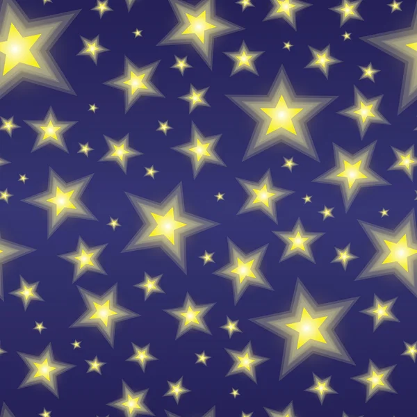 Starry Night Pattern — Stock Vector