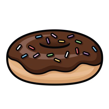 Çikolata serpin Donut