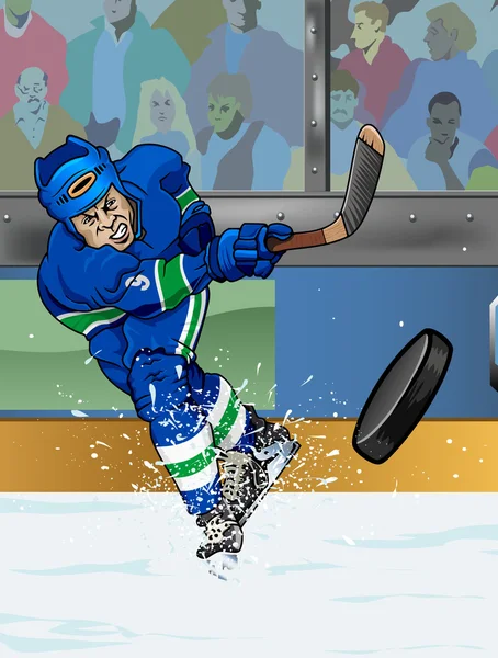 Vancouver ishockey playe — Stockfoto