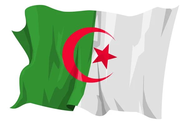 Bayrak serisi: Cezayir — Stok fotoğraf