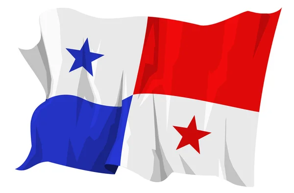 Флаг: Панама — стоковое фото