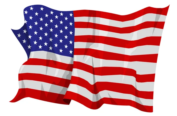 Vlag van serie: Verenigde Staten — Stockfoto