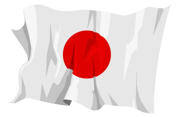 Flagga serie: Japan — Stockfoto