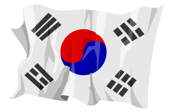 フラグ シリーズ: 韓国 — ストック写真