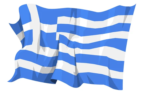 Serie Bandera: Grecia — Foto de Stock