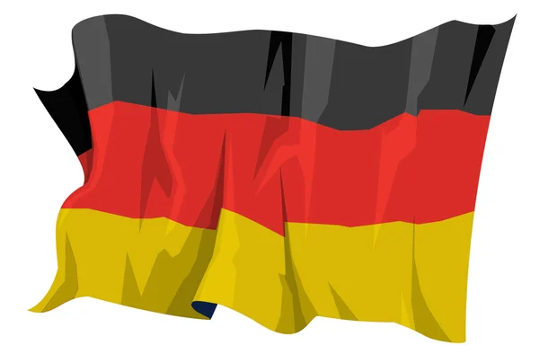 Zászló sorozat: Németország — Stock Fotó