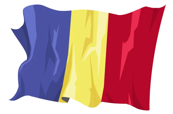 Flag series: Romania — Stock Photo, Image