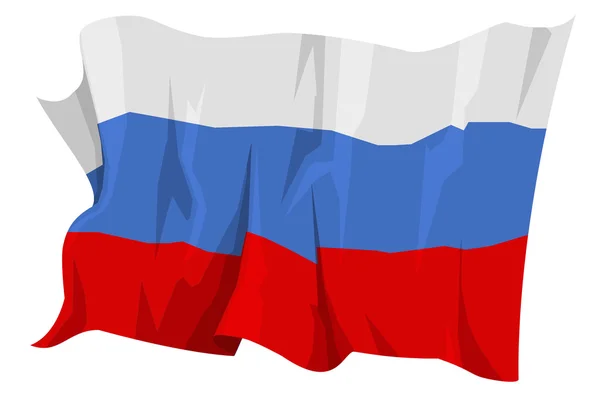 Vlag van serie: Rusland — Stockfoto