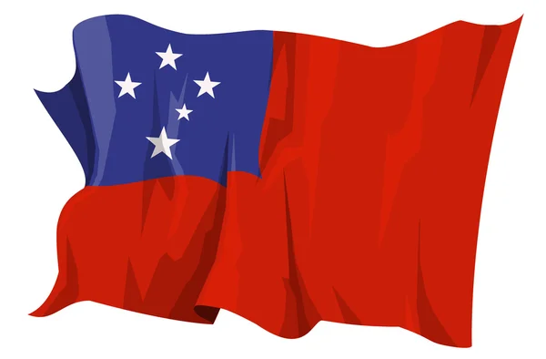 Flag series: Samoa — Stock Photo, Image