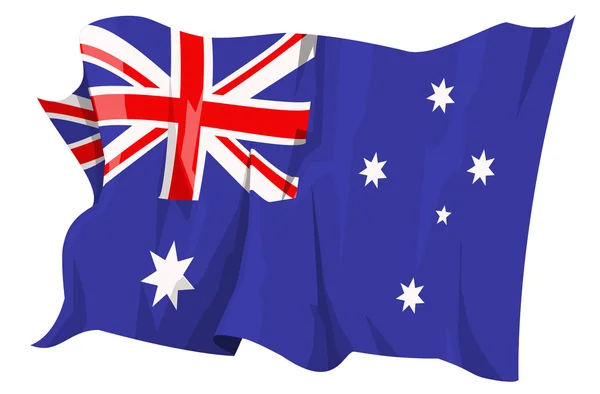 Flaga serii: Australia — Zdjęcie stockowe