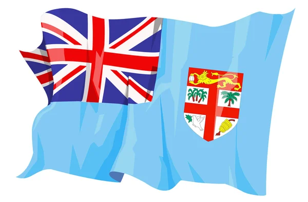 Vlag van serie: Fiji — Stockfoto