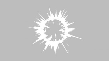 Soyut dönen küre animasyon - döngü Basitleştirilmiş