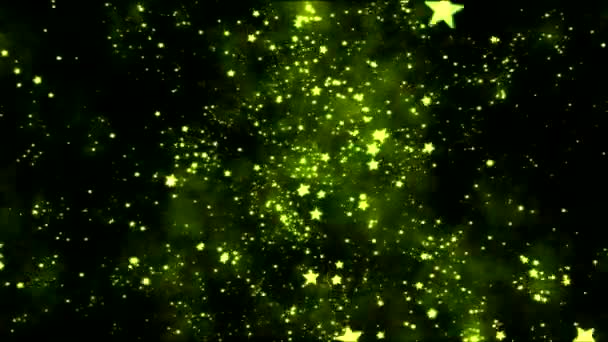 Voyage dans l'espace à travers les formes d'étoiles - Boucle jaune 