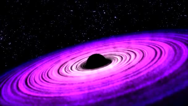 Black Hole Animation - Boucle Violet — Video