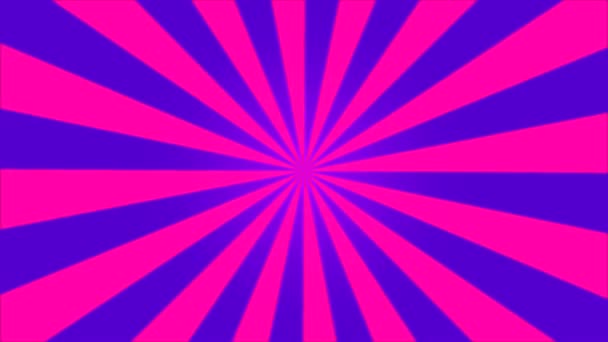 Rotating Stripes Background Animation - Loop Purple — Stock Video