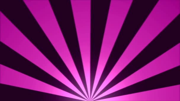 Rotierende Streifen Hintergrundanimation - Schleife violett — Stockvideo