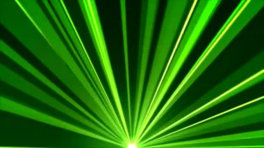 animasyon - döngü yeşil ışık dönen kirişler