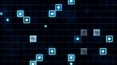 Kiremitli arka plan ve ışık animasyon - döngü mavi