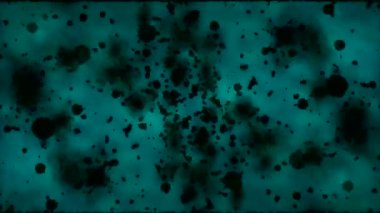 Titreşen siyah şekilleri - döngü mavi seyahat