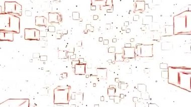 astratto in movimento blocca sfondo - ciclo rosso