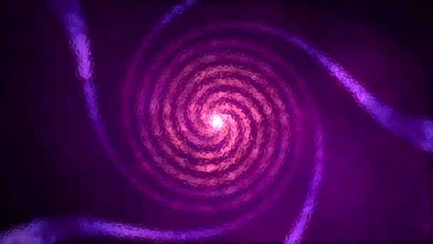 Résumé Tourbillon en spirale de particules - Boucle Violet 