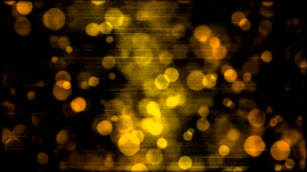 Abstract Particle Background Animation - Loop Golden — Stock Video