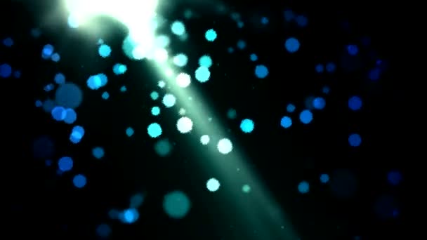 Résumé Animation de fond de particule - Loop Blue 