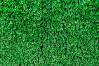 Dekorasyon için yapay yeşil çimen paspası kapat