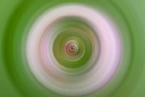 Perfektní kolo. Tmavě zelené a růžové barvy. Přechod. Motion effect — Stock fotografie