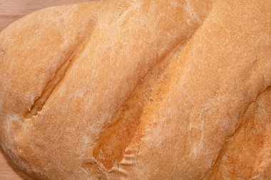 Kıtır kıtır ekmeğin üst görüntüsü