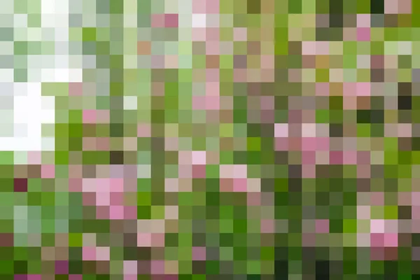 Light pink and green shambolic pixel texture