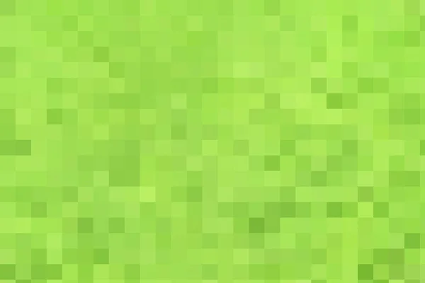 Textura de quadrados de pixel grande. Tons verdes — Fotografia de Stock