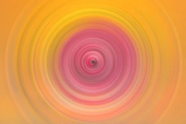 Movimento radial amarelo com centro rosa — Fotografia de Stock