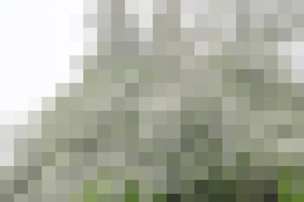 Imagem de pixel cinza escuro, verde e branco — Fotografia de Stock