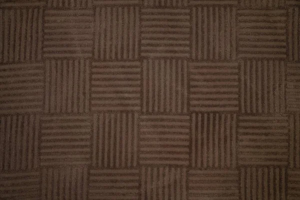 Creased dark chocolate brown geometric towel — Stock Photo, Image