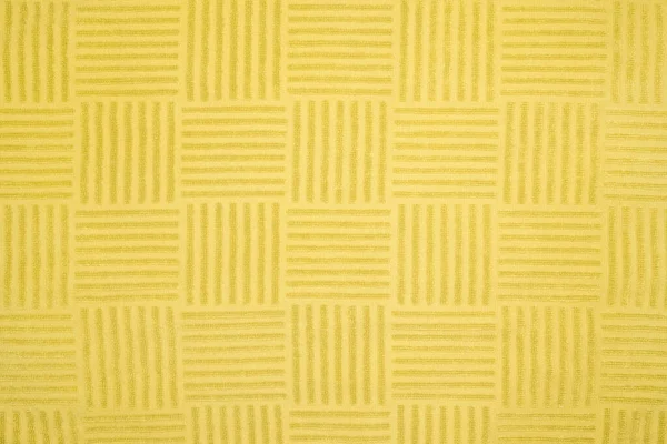 Vivid amarelo quadrado banho toalha textura — Fotografia de Stock