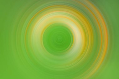 Yeşil ve parlak turuncu asimetrik radyal dönüş