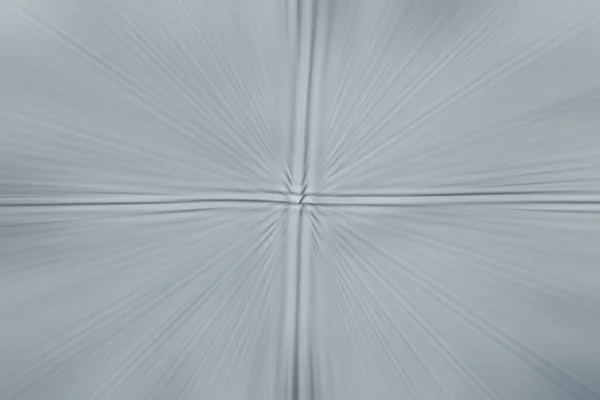 Sfocatura geometrica astratta di velocità grigia e blu. Croce al centro dell'immagine, linee diagonali — Foto Stock