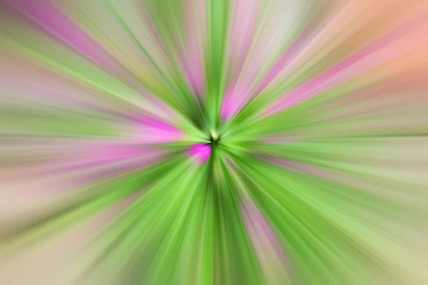 Bright motion blur. Green and pink saturated rays — Stok fotoğraf