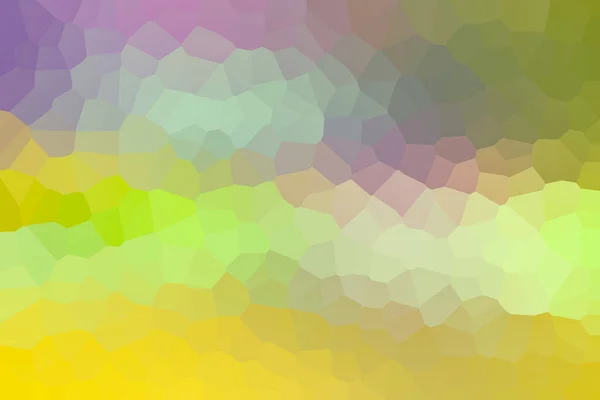 Mistura saturada brilhante de tons roxos, verdes, azuis e amarelos na superfície de vidro — Fotografia de Stock