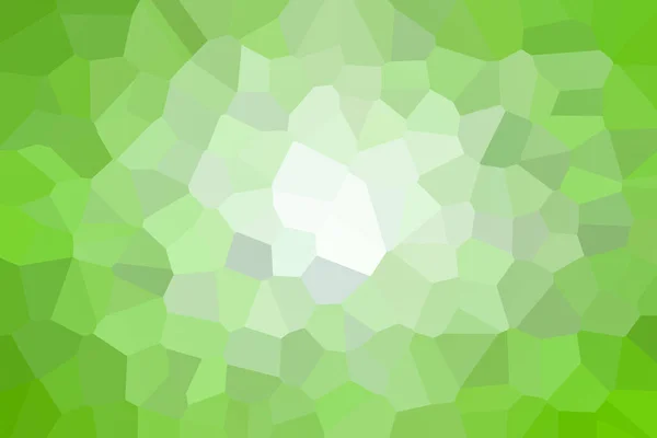 Crystal pattern with white center and green frame — 图库照片