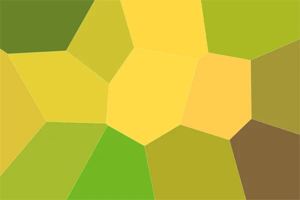 Büyük cam parçalarında ılık sarı ve yeşil renkler