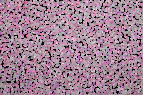 Abstraktes rosa, lila und graues Pointillismus-Bild — Stockfoto