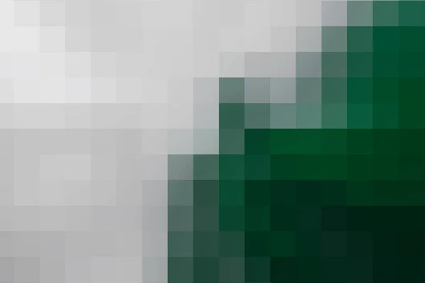 Captação assimétrica de pixels verde escuro e cinza — Fotografia de Stock