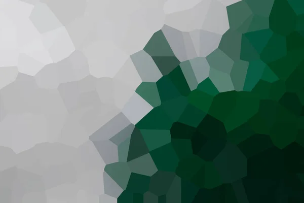 Abstract grey and emerald crystal pattern — Stock Photo, Image