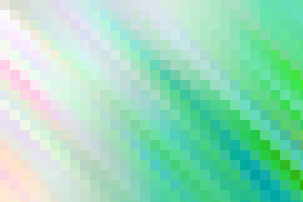 Lesklé barevné růžové a zelené rozložení pixelů — Stock fotografie