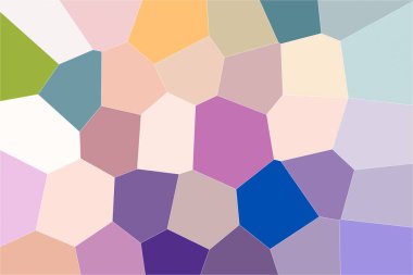 Büyük desenli çok renkli mozaik parçalar