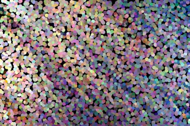 Işık ve gölgeli bölgelerle rastgele renkli noktalama.