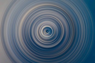 Fütürist koyu mavi ve bej rengi radyal dönüş