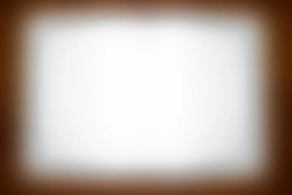 Homályos barna keret nagy négyzet alakú fehér fénymásoló — Stock Fotó